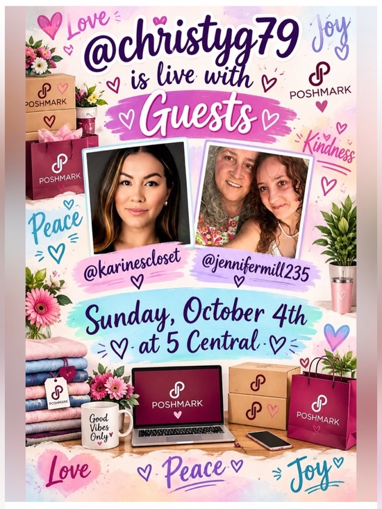 Tops - $20 & Under Show @karinescloset and @jennifermill235
Oct 4th 5:00 central